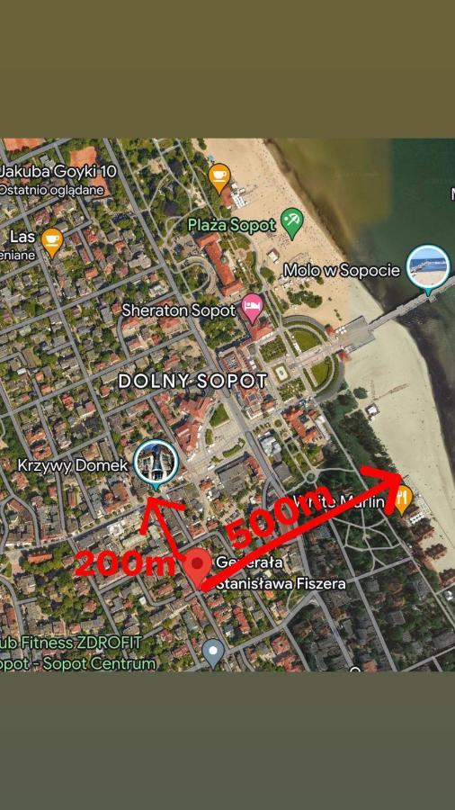 Agapella Apartamenty- Apartament Fiszera 500M From The Beach, Free Parking Sopot Exterior photo